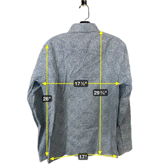 Apt. 9 Mens Premier Flex No Iron Small Floral Print Dress Shirt - Picture 5 of 5